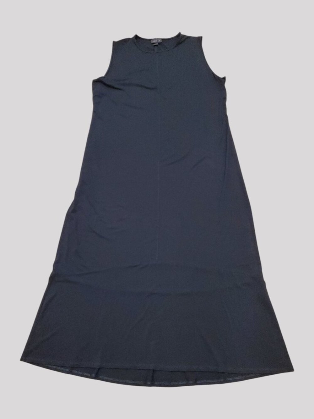 J.JILL SZ L Women's Wearever Collection Black Sleeveless Long Stretch Tank Dress